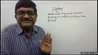 Customs Act 1962 Lecture 1 by Prof. Rajesh Tayal