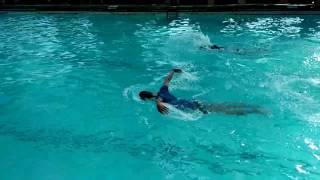 Swim's  style butterfly 45m indo.. looking for false.. @pemandian metro kepanjen. @malang