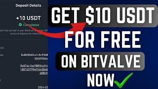 Get $10 UsdtFor Free On Bitvalve P2P Exchange Now | Plus Live Withdrawal