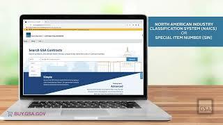 Buy.gsa.gov: Introducing Find Contracts and Vendors: Search by NACIS or SIN