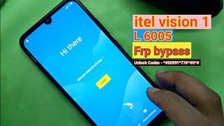 itel vision 1 frp bypass | itel l 6005 frp bypass