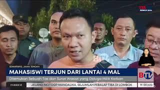 Mahasiswi Mengakhiri Hidup dengan Lompat dari Lantai 4 Mal Paragon Semarang