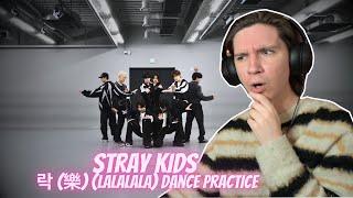 DANCER REACTS TO Stray Kids "락 (樂) (LALALALA)" Dance Practice Video