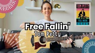 FREE FALLIN' - Tom Petty [Beginner/Intermediate Guitar Lesson Tutorial]