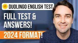 Duolingo English Test 2024 - Full Test & Answers!