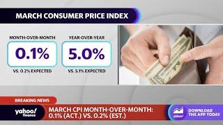 Consumer prices rise 5% in March, 0.1% from February: CPI report