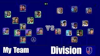 Crazy Match vs A Division 1 player , you won't Guess what happened    efootball mobile