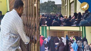 Sewing machine scheme for minority women: Huge crowd at Wakf board Nampally