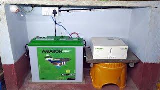 Amaron inverter Unboxing & installation process in clear manner