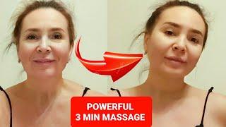 3 minutes quick FACE LIFTING Anti-ageing massage