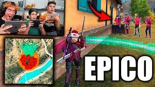 TODAS LAS ESCUADRAS CAYERON CON NOSOTROS EN ESTA PARTIDA EPICA DE FREE FIRE *brutal* | TheDonato