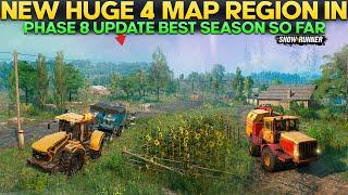 New Phase 8 Update Huge 4 Map Region in SnowRunner Best Season So Far Everything You Need to Know