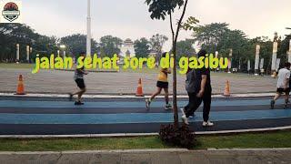 Lari sore di gasibu