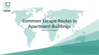 Webinar: Common Escape Routes in Apartment Buildings