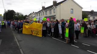 Nowdoc protest in Letterkenny