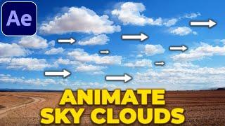 How to Animate Sky Clouds in After Effects | Animate Static Image