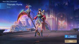 How I got Ruby’s Prismatic Plume Collector Skin from Grand Collection Event #mobilelegends #mlbb #ml