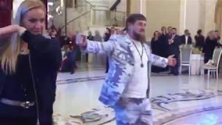 Кадыров и Навка танцуют лезгинку