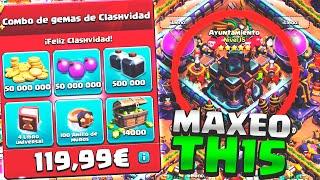 MAXEO un TH15 con todas las OFERTAS de NAVIDAD  Clash of Clans