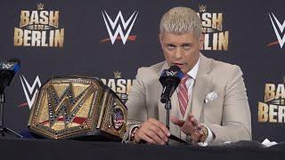 Cody Rhodes SHOOTS on Roman Reigns 'PITTED AGAINST EACH OTHER' | Bash in Berlin