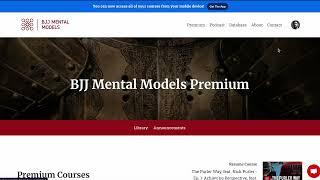 Getting the most from BJJ Mental Models