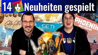 14 Messe Brettspiel Neuheiten gezockt