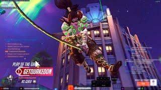 GETQUAKEDON - 40 ELIM AND POTG - GENJI GAMEPLAY - OVERWATCH 2 SEASON 12