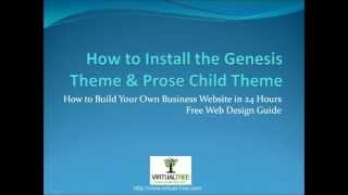 How to Install the Genesis+Prose Wordpress Theme