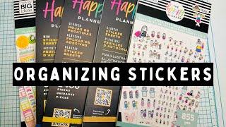 Organizing My Sticker Collection | Happy Planner Stickers