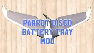 My Parrot disco drone battery tray mod