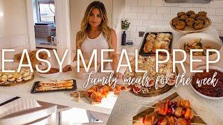 EASY MEAL PREP! FAMILY MEALS FOR THE WEEK SINGLE MUM OF 3