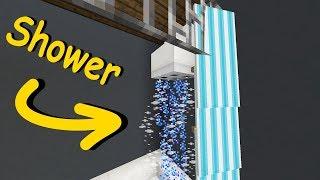 Minecraft - How To Make A Shower Curtain | Tutorial