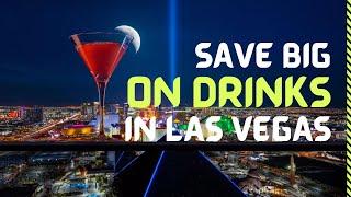 How to drink for cheap in Las Vegas #cheapdrinks #vegasonabudget #vegastraveltips