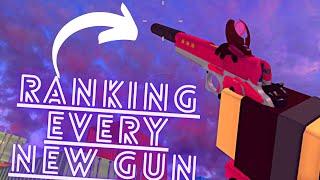 ranking EVERY *NEW* GUN in phantom forces! new pistols and howa type 20!