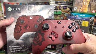 Gears of War 4 Crimson Omen Limited Edition Controller UNBOXING!!!