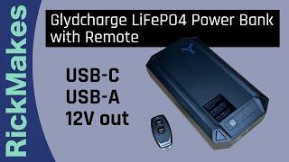 Glydcharge LiFePO4 Power Bank with Remote