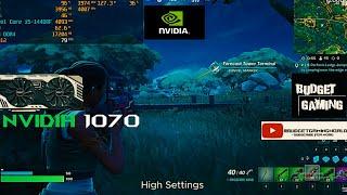 FORTNITE | Intel Core i5-14400F + NVIDIA 1070 | FPS Test | All Settings