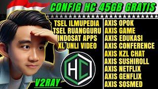 V2RAY || CONFIG HC HTTP CUSTOM | AXIS | XL | TELKOMSEL | INDOSAT 17 AGUSTUS 