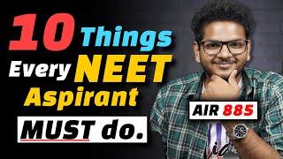 10 Things ALL Successful NEET Aspirants Do | Anuj Pachhel