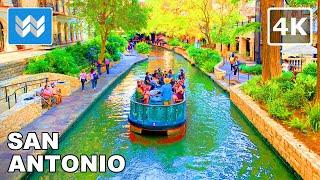 [4K] River Walk San Antonio, Texas - Pearl Brewery District to Downtown Center - Walking Tour