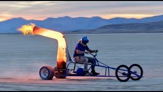 Crazy Rocketman: Crazy Bob & Crazy Dan's Jet kart race!