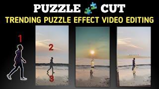 How To Cut Puzzle & Editing | Trending Puzzle Effect Video Editing | Lokesh Editing