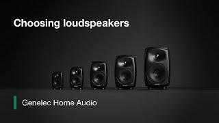 Genelec Home Audio | Choosing loudspeakers