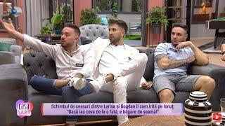 Casa Iubirii - Schimbul de ceasuri dintre Larisa si Bogdan il irita pe Ionut: ,,S-o iei sa ...!"