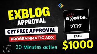 Get Free Exblog Approval - Exblog.jp New Tricks to Get Adsense Apprvoal