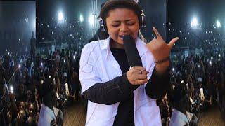 REGINA DANIELS "SANG" on the stage to express her joy after wedding