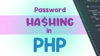 Password hashing in PHP OOP for user signup and login + source code | Quick programming tutorial