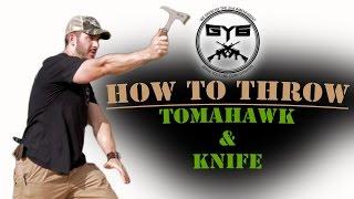 HOW TO THROW a Knife | AXE | Tomahawk