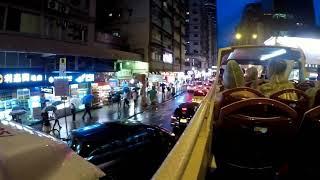 Big bus evening tour of Hong Kong island and kowloon