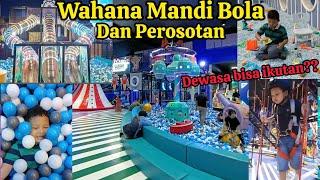 Playground Anak dan Dewasa | Wahana Bermain Milky Verse Ramayana | Main Perosotan dan Mandi Bola